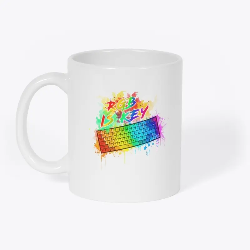 RGB is Key with background Mug